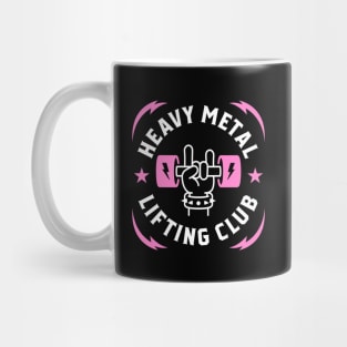 Heavy Metal Lifting Club (Pink) Mug